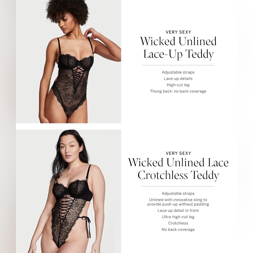 Victoria's Secret Elegant Black Lace Intimates